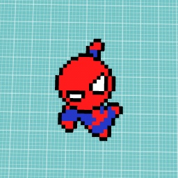 Spider man Pixel art