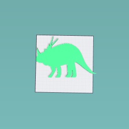 a triceratops