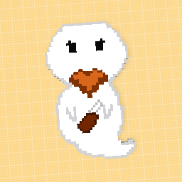 Ghost chicken with his leg