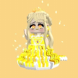 cute yellow princess