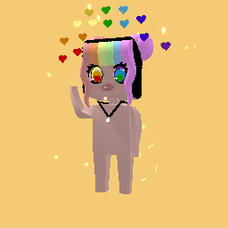 RAINBOW TEEN GIRL