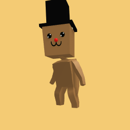 Rudouph with a top hat
