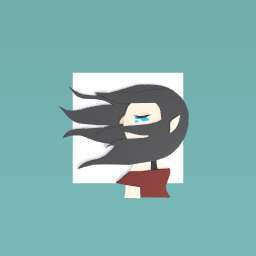 Elfie crying in the wind