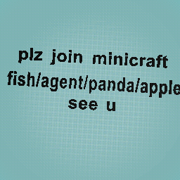 plz join minicraft