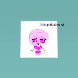 pink dimond as a chibi
