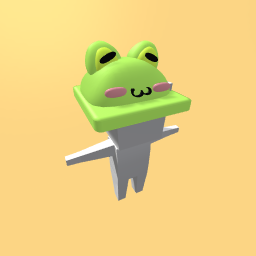 Cute lazy Frog-Hat