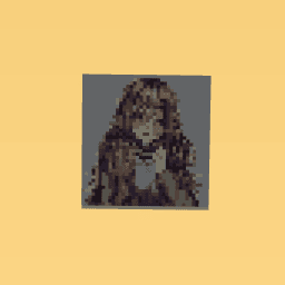 Anime girl with brown hair