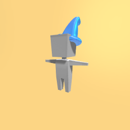 Blue princess hat