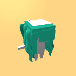 Short turquoise hair