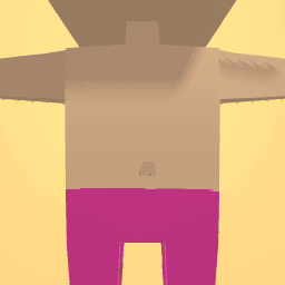 Pink pants and belly button