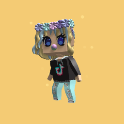 Bubble gum Tik Tok girl