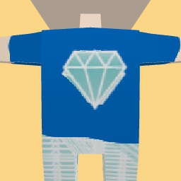 Blue diamond t-shirt and pants