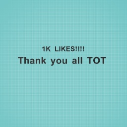 I just hit 1000 likes!!!