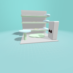 A Bedroom with a Triple Bunk Bed