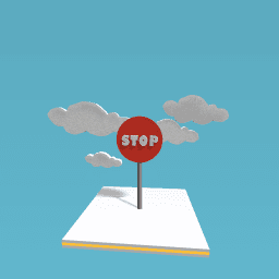 A STOP SIGN