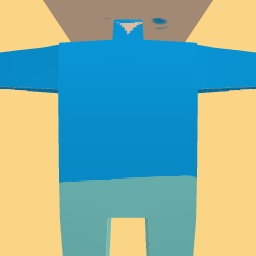 Blue Anime Shirt+pants