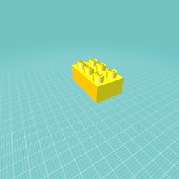 Gold lego brick