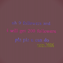 oh 200 followers