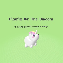 Floofie #4: Unicorn