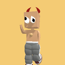 What UnU UwU looks like withought his wig, sock shirt, and makeup