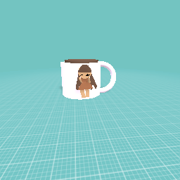 mug hot chocolate girl