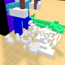 herobrine in the overworld