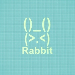 Drawing rabbit using keyboard
