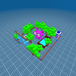 the monster lives in the forest