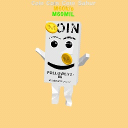 Coin Coin Coin Sahur 60 followers celebration 