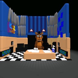 Fnaf 1 freddy in FNAF 2 office