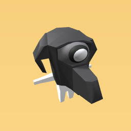 Cute on eyed dog face