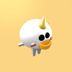 Duckie with a horn :3