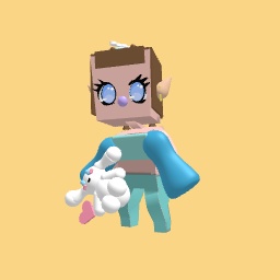 Elf ears and Cinnamoroll outfit