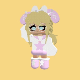 pink and white cute avatar