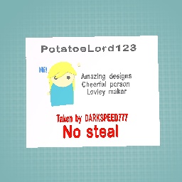 About PotatoeLord123