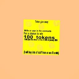 100 token give away