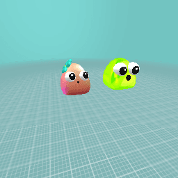 Two little blobs