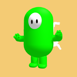  Fall guys light green