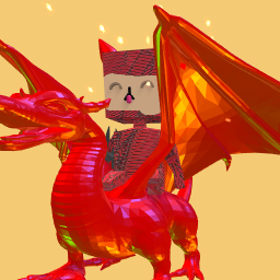 cat ninga rider/fire flame