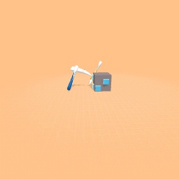 Vanilla Minecraft Mining a diamond.