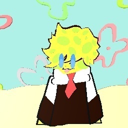 sponge bob as a human