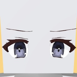 ˑ       ̮    angry ﹕ blue anime eyes  ♡