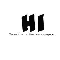 Hi Page