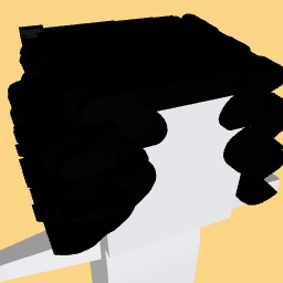 Black curly