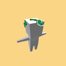 Baby crocodile on your head