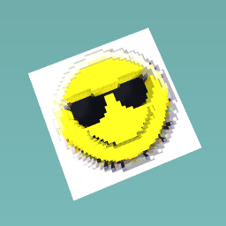 Smiley face with sunglasses