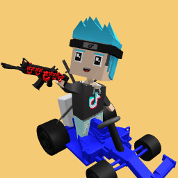 Ninja driving battle bus