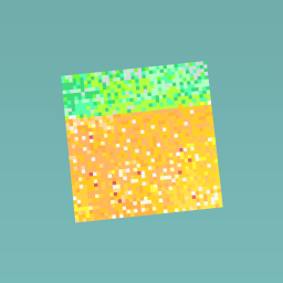 Pixel minecraft grass block