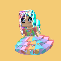 Rainbow girl