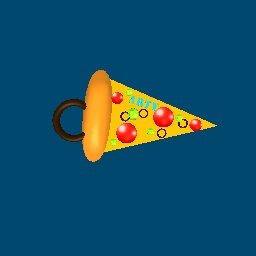 Pizza Keyring